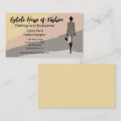 ファッションモデル衣類ファッションスタイル 名刺 (正面/裏面)