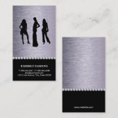 ファッションモデル | スチール 名刺 (正面/裏面)