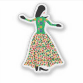 ファッションモデル 01 シール (正面)