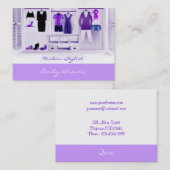 ファッションモードのスタイリスト名刺 名刺 (正面/裏面)