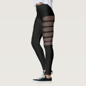 ファッションリップドデザイン レギンス (左)