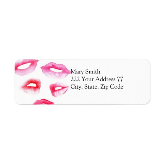 ファッションリップ住所 シール (正面)