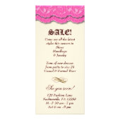 ファッションレオパードジュエリークラウンレースピンク ラックカード (裏面)