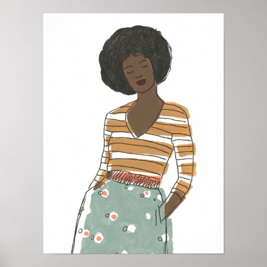 ファッションヴィネットポートレート ポスター (正面)