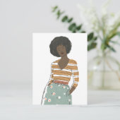 ファッションヴィネットポートレート ポストカード (スタンド正面)