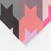 ファッションヴィンテージかわいいパタスタイリッシューン フリースブランケット (角)