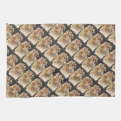 ファッションヴィンテージビクトリアンクリスマスキッチンタオル キッチンタオル (横)