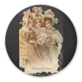 ファッションヴィンテージビクトリアンクリスマスセラミックノブ セラミックノブ