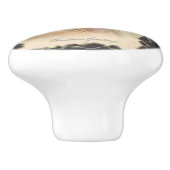 ファッションヴィンテージビクトリアンクリスマスセラミックノブ セラミックノブ (側面)