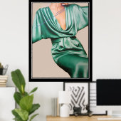 ファッションヴィンテージポスター ポスター (ホームオフィス)