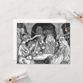 ファッション中世グリーティングカード カード (正面/裏面インサイチュ)