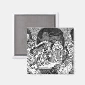 ファッション中世マグネット マグネット (正面/裏面)