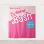 ファッション人形の誕生日パーティー タペストリー (正面)