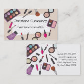 ファッション化粧品名刺 名刺 (正面/裏面)