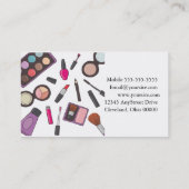 ファッション化粧品名刺 名刺 (裏面)