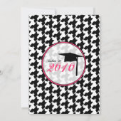 ファッション卒千鳥格子の業招待状- 2010年 招待状 (裏面)