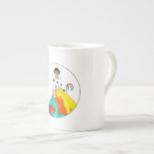ファッション及びコーヒー ボーンチャイナマグカップ (正面右)