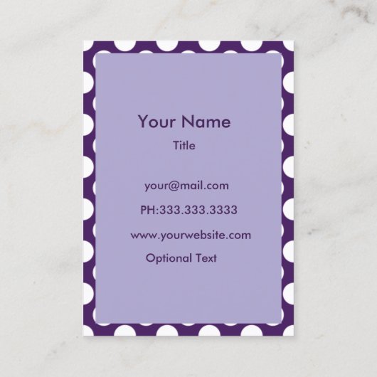 ファッション名刺 名刺 (裏面)