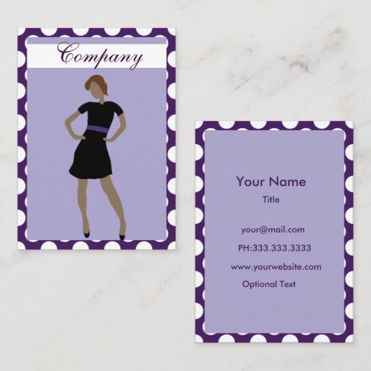 ファッション名刺 名刺 (正面/裏面)