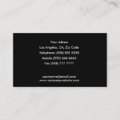 ファッション名刺 名刺 (裏面)