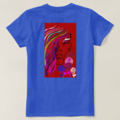 ファッション好きの夢の世界 Tシャツ (デザイン裏面)