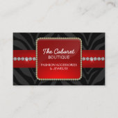 ファッション小物およびジュエリー 名刺 (正面)