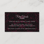 ファッション小物およびジュエリー 名刺 (裏面)