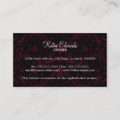 ファッション小物およびジュエリー 名刺 (裏面)