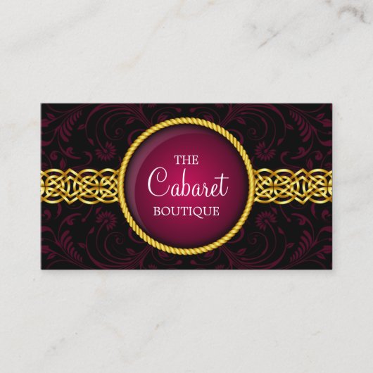 ファッション小物およびジュエリー 名刺 (正面)