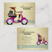 ファッション小物の財布のジュエリーの青い金ゴールド2 名刺 (正面/裏面)