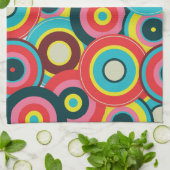 ファッション幾何学的ヴィンテージ – パタスタイリッシューン キッチンタオル (折り畳み)