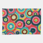 ファッション幾何学的ヴィンテージ – パタスタイリッシューン キッチンタオル (横)