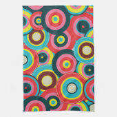 ファッション幾何学的ヴィンテージ – パタスタイリッシューン キッチンタオル (縦)