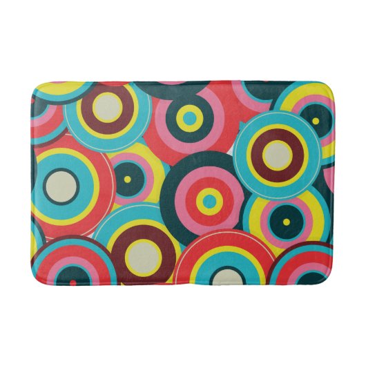 ファッション幾何学的ヴィンテージ – パタスタイリッシューン バスマット (正面)