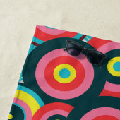 ファッション幾何学的ヴィンテージ – パタスタイリッシューン ビーチタオル (インサイチュ)