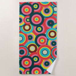 ファッション幾何学的ヴィンテージ – パタスタイリッシューン ビーチタオル