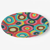 ファッション幾何学的ヴィンテージ – パタスタイリッシューン ペーパープレート (アングル)