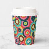 ファッション幾何学的ヴィンテージ – パタスタイリッシューン 紙コップ (裏面)