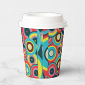 ファッション幾何学的ヴィンテージ – パタスタイリッシューン 紙コップ (右)