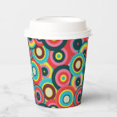 ファッション幾何学的ヴィンテージ – パタスタイリッシューン 紙コップ (正面)