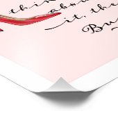 ファッション引用文レッドローゼレッドハイヒールパンプスシューズ フォトプリント            (角)