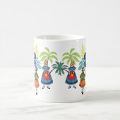 ファッション愛好家と子供のスタイル愛好家 コーヒーマグカップ (中央)