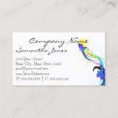 ファッション抽象芸術ロリケート絵を描（ばちゃばちゃ）跳ねる 名刺 (裏面)