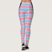 ファッション抽象芸術旋回波レギンス レギンス (裏面)