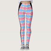ファッション抽象芸術旋回波レギンス レギンス (正面)