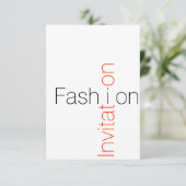ファッション招待状 招待状 (スタンド正面)
