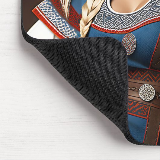 ファッション撮影：シックなバイキングをキャプチャ マウスパッド (コーナー)