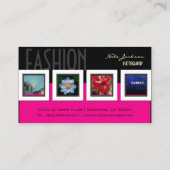 ファッション撮影/写真テンプレート 名刺 (裏面)