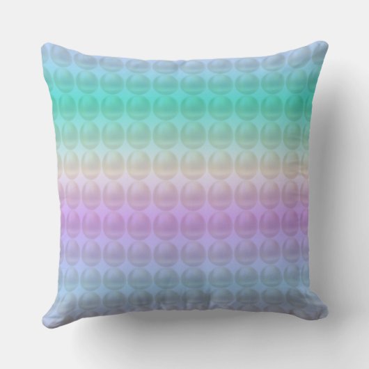 ファッション数々のカラー点々のあるストライプ クッション (裏面)