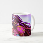 ファッション日本のアニメ女子 コーヒーマグカップ (正面右)